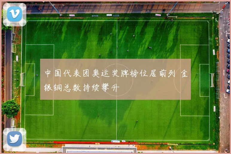 中国代表团奥运奖牌榜位居前列 金银铜总数持续攀升
