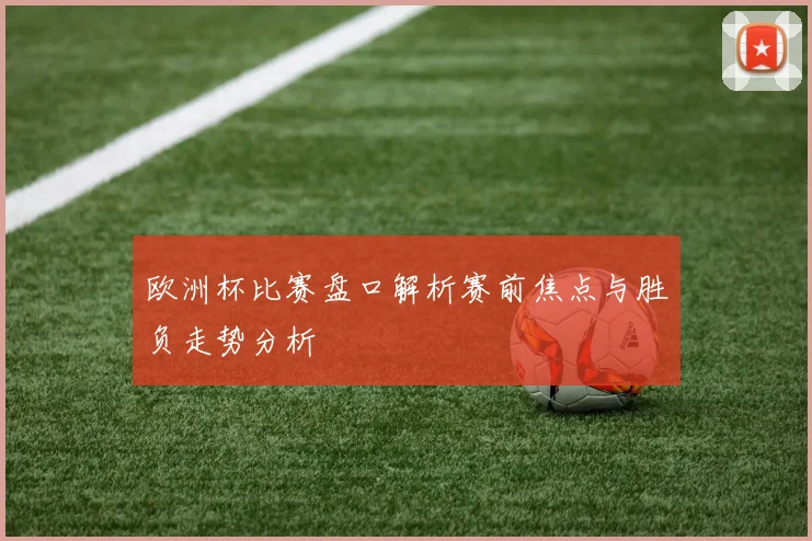 欧洲杯比赛盘口解析赛前焦点与胜负走势分析